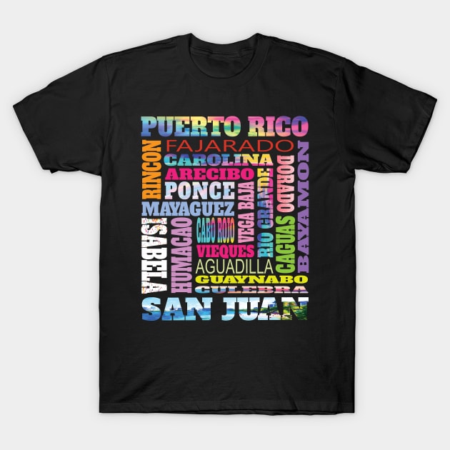 Puerto Rico New York Rican Pride Heritage Taino San Juan PR T-Shirt by Envision Styles